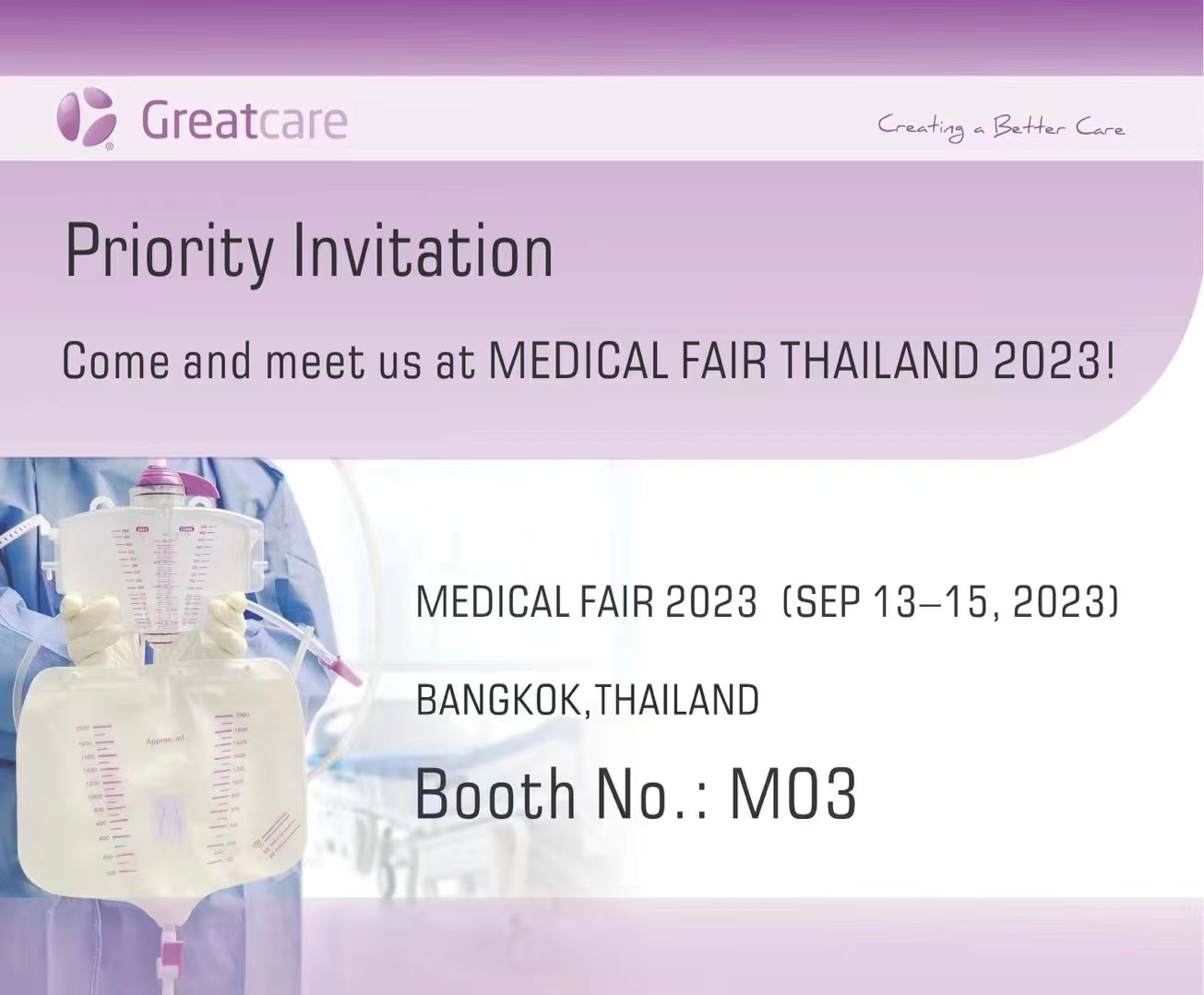 A Greatcare csapata részt vesz a thaiföldi Medical Fair 2023-on